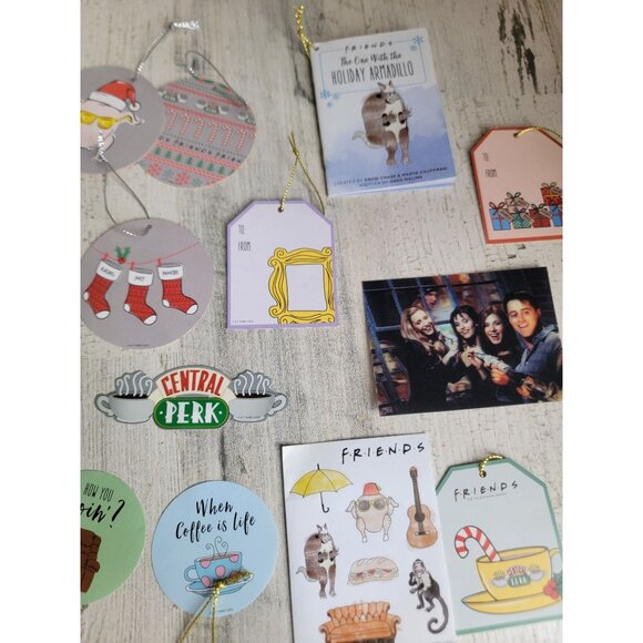 Friends Rachel chandler Holiday‎ gift tag assorted xmas set - Picture 4 of 6